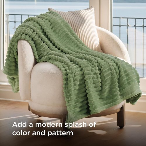 Bedsure GentleSoft Twin Fleece Blanket - Super Soft Cozy Throw for Couch, 60x80 Inches