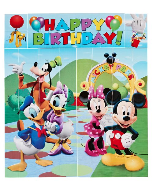 5-Piece Mickey Mouse Party Scene Setter | 1 Pack