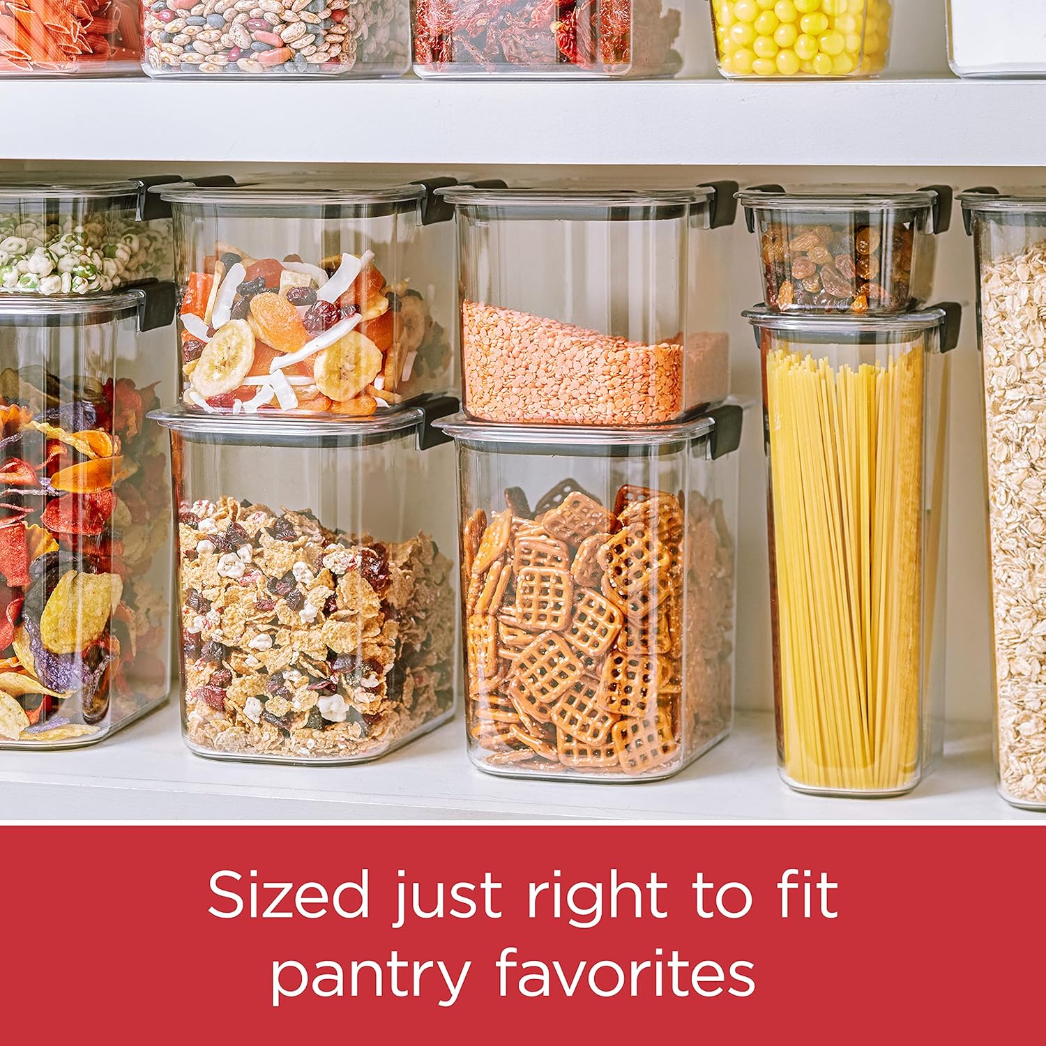 Rubbermaid Brilliance Food Storage Containers - Set of 4, BPA-Free, Airtight & Clear Design