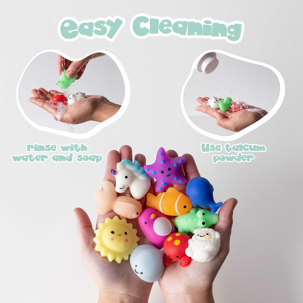 BONNYCO Mochi Squishy Toys - Bulk Pack of 80 for Kids' Party Favors | Perfect Goodie Bag Stuffers