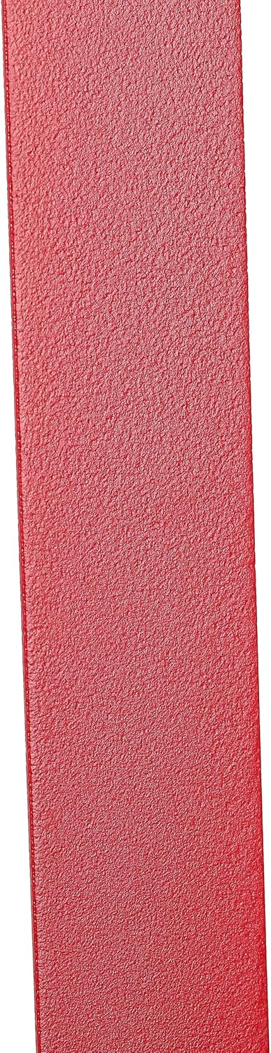 Sattiyrch 12" Wreath Hanger - Durable Steel Over The Door Hook for Front Door Decor (Red)