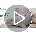Christmas Comforter Set with Sheets - 7 Piece Floral Bedding Set