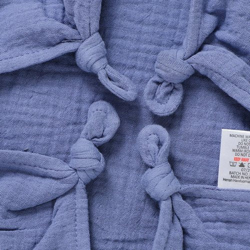 okdiy Organic Cotton Bunny Loveys for Babies,Newborn Baby Lovey Security Blanket,Lovies for Babies New Born Baby Unique Neutral Gifts Boys and Girls (Bunny-Blue)