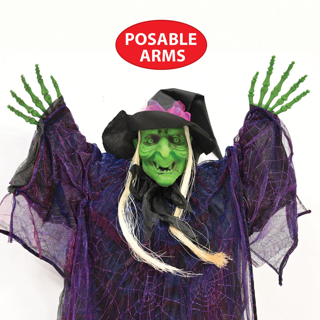 Novelty Witch Creepy Creature Spooky Halloween Hanging Decoration