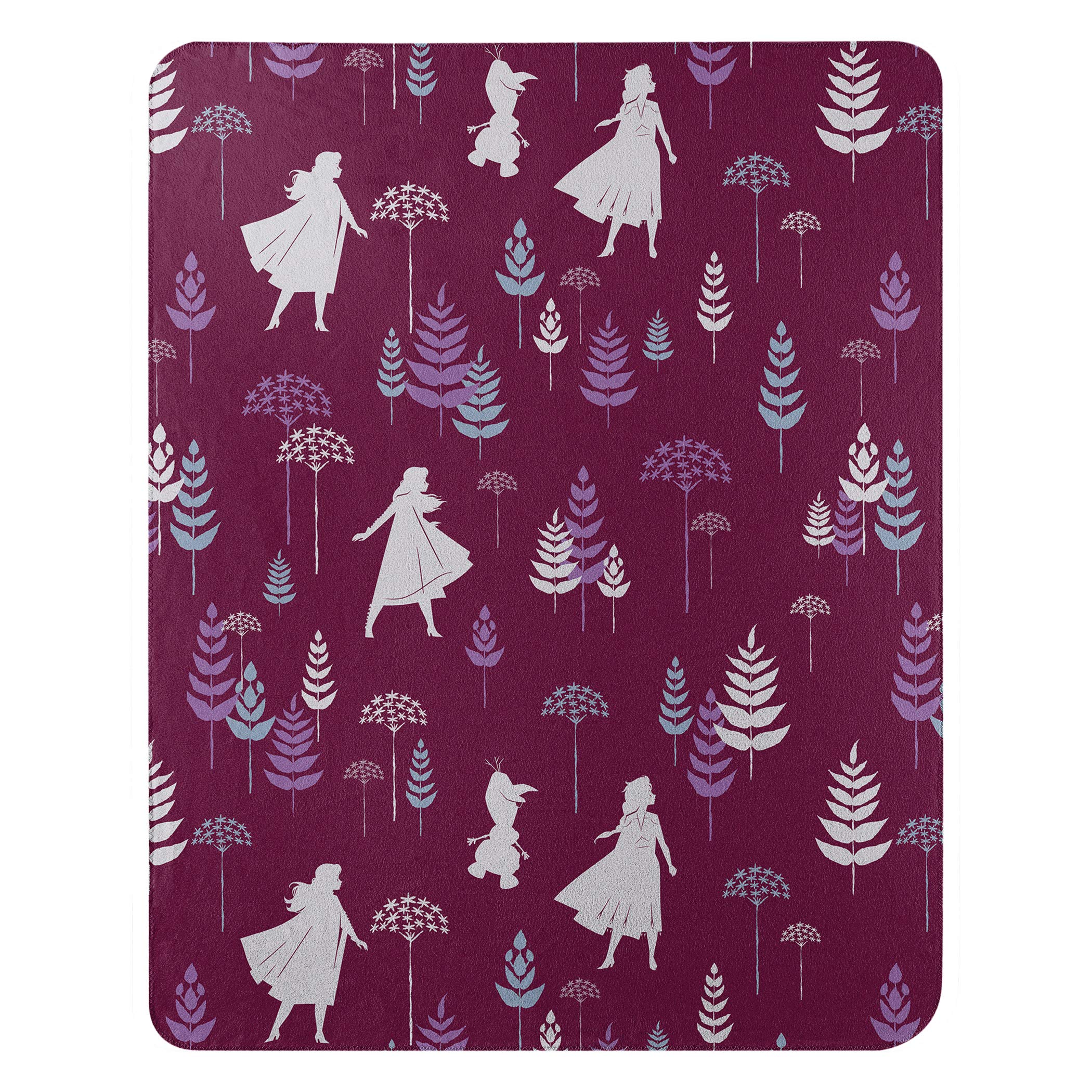 Northwest Frozen Character Hugger Pillow & Fleece Throw Blanket Set, 40" x 50", Dandelion Anna