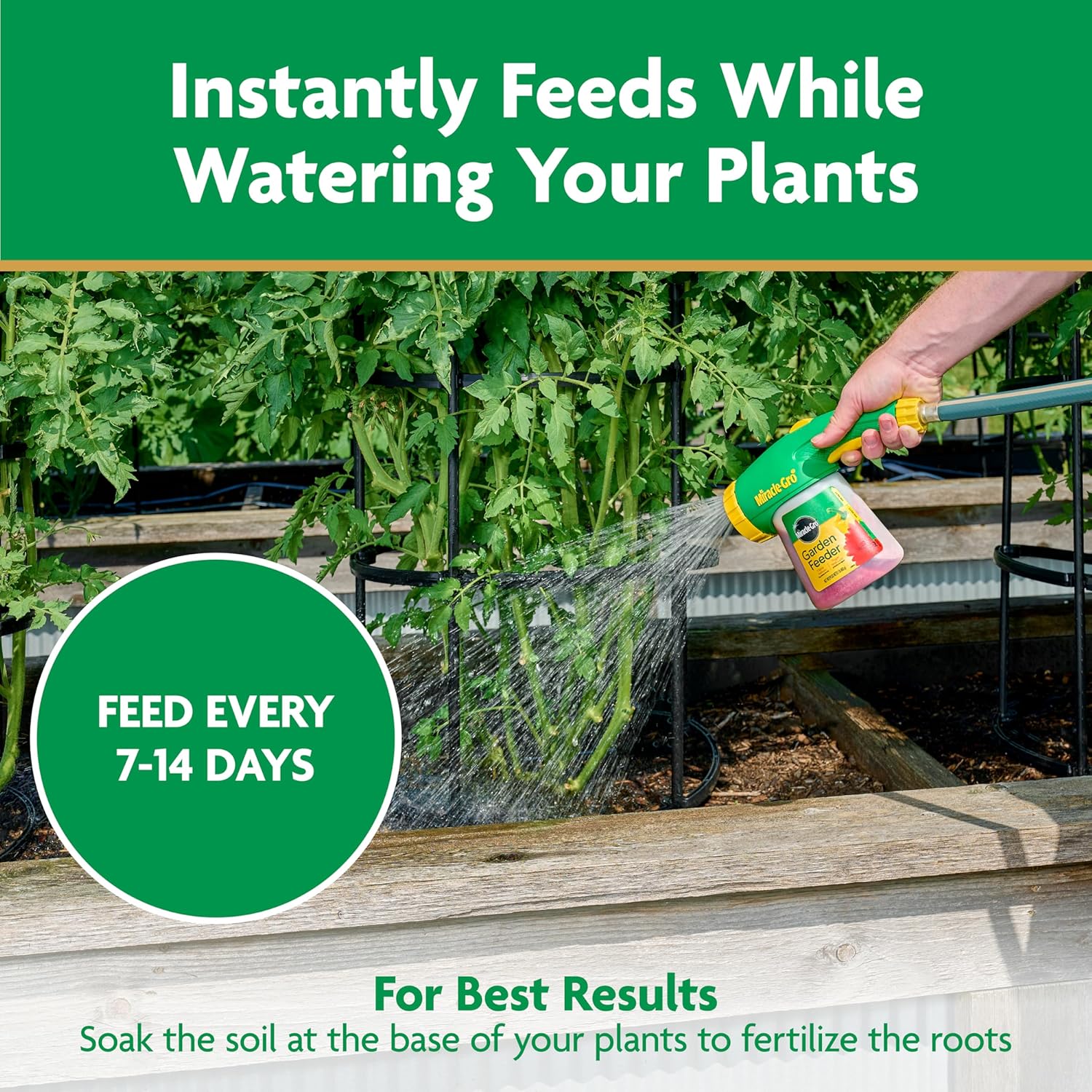 Miracle-Gro Water-Soluble Plant Food - Boost Vegetable & Herb Growth - 2 lbs Fertilizer for Tomatoes, Squash, Peppers, Cucumbers