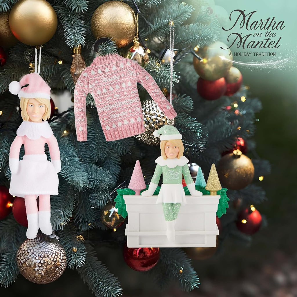Martha Stewart Christmas Ornaments for Adults - Funny Holiday Décor | Collectible Mantel & Tree Decoration