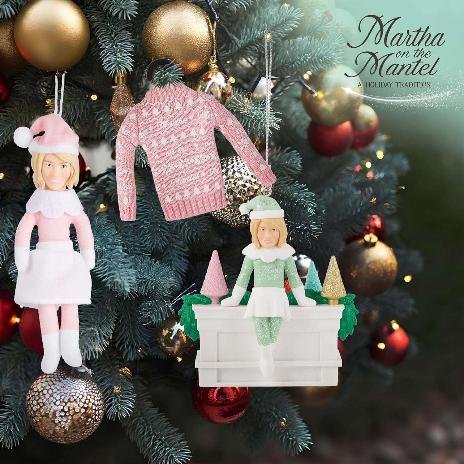 Martha Stewart Christmas Ornaments for Adults - Funny Holiday Décor | Collectible Mantel & Tree Decoration