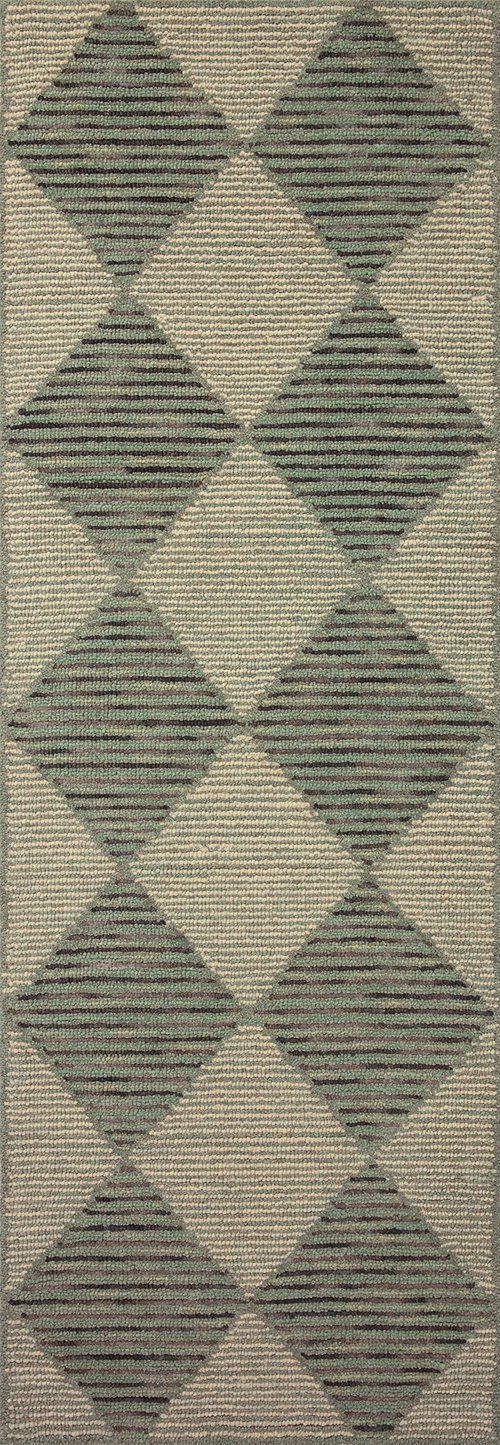 Loloi Chris Loves Julia Francis Collection FRA-01 Spa/Granite 3'-6" x 5'-6" Accent Rug