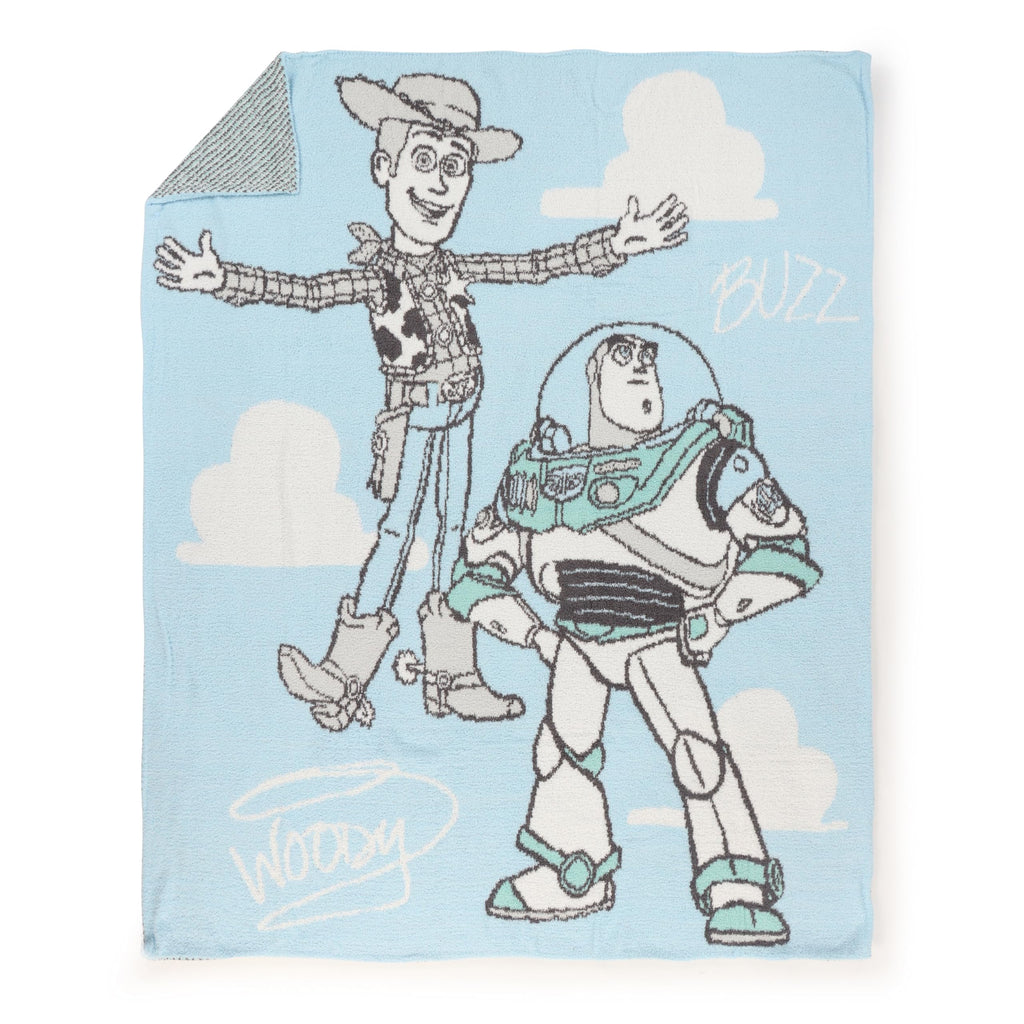 Jay Franco Kids Plush Throw Blanket – Soft & Comfy Fluffy 50x70 Inches Throw for Couch or Bed – Cozy Home Décor for Living Room & Bedroom, Multi - Toy Story