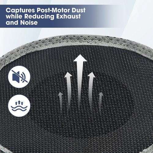 105800 Sound Muffler Filter for ProTeam Backpack Vacuums 6QT Pro Team Vacuum Parts for Super QuarterVac, AviationVac, ProVac BP Vacuum Cleaner Filter