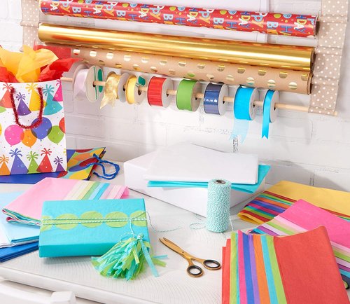 American Greetings Bulk White Tissue Paper - 125 Sheets (20" x 20") for Gifts, Crafts & Celebrations