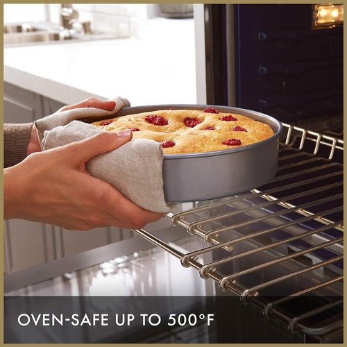 Calphalon 10-Piece Nonstick Bakeware Set - Versatile Baking Essentials | Dishwasher Safe Silver