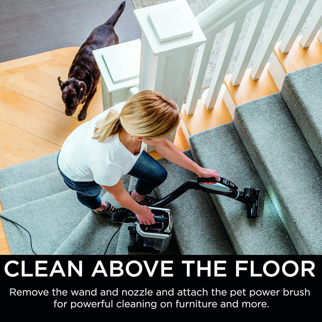 Shark NV752 Rotator Vacuum - Powered Lift-Away TruePet with HEPA Filter & LED Headlights | Bordeaux