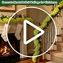 Green 26 Ft Christmas Garland Lime Green Faux Fur Strips Soft Touch Artificial Decor