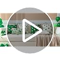 Artscope St. Patrick's Day Lucky Clover Throw Pillow Cover 12x20