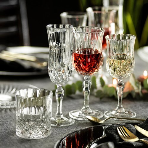 Barski Toasting Flute Glass -Champagne - Flutes - Set of 6 Flute Crystal Glasses - Wedding Toasting Flutes - Designed - 4.4 oz Made in Europe