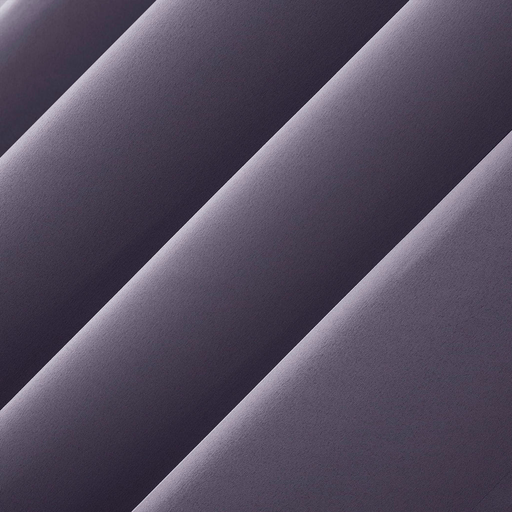 Sun Zero Barrow 2-Pack Energy Saving Grommet Curtain Panel Pair, Lavender, 54" W x 84" L (2 Panels)
