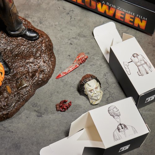 CC Countdown Characters 2024 Michael Myers Buildable Halloween Advent Calendar – Official Rob Zombie Halloween Collectible Character Statue