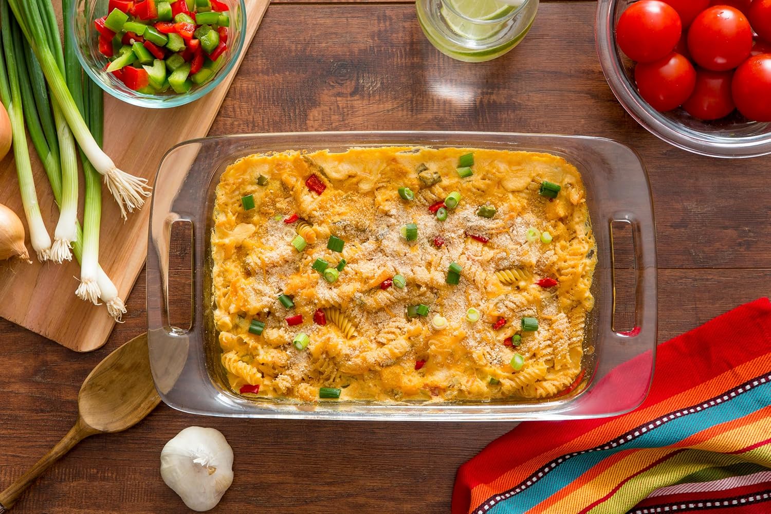 Pyrex Easy Grab 2-Qt Glass Baking Dish - Non-Toxic, BPA-Free Lid | Dishwasher & Microwave Safe