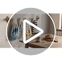Sratte 4 Pcs Ocean Animal Hanging Kitchen Towels Sea Turtle Seahorse Blue