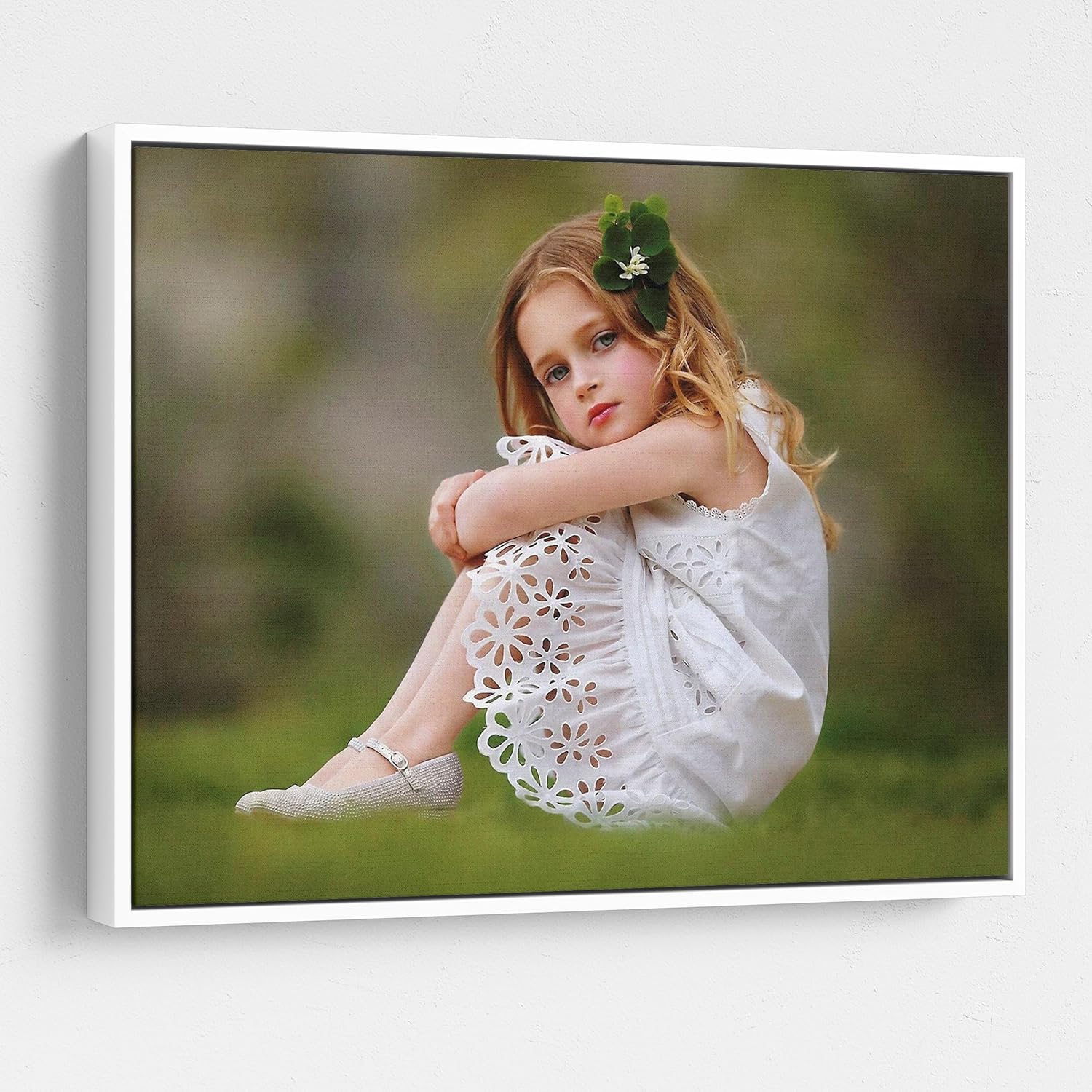P&L ART - Personalized Custom Canvas Prints | Transform Your Photos into Stunning Wall Art - 16x20" White