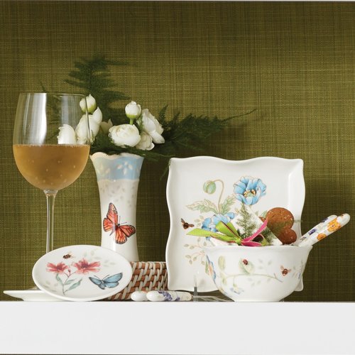 Lenox Butterfly Meadow 2-Piece Coaster Set, 0.35 LB, Multi
