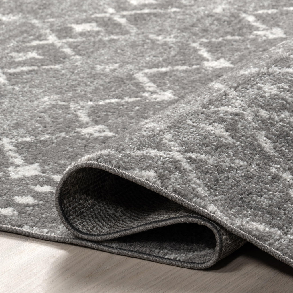 nuLOOM 2x3 Moroccan Blythe Area Rug, Dark Grey, Faded Bohemian Design, Stain Resistant, For Bedroom, Dining Room, Living Room, Hallway, Office, Kitchen, Entryway
