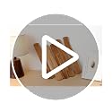 Natural Wood Incense Stick Holder for Aromatherapy - 2 Pieces