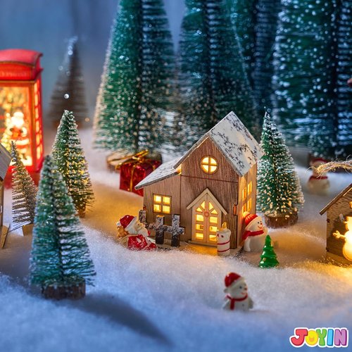 JOYIN Christmas Snow Blanket - Thick White Soft Artificial Snow for Holiday Decor | 3x8 Ft Size