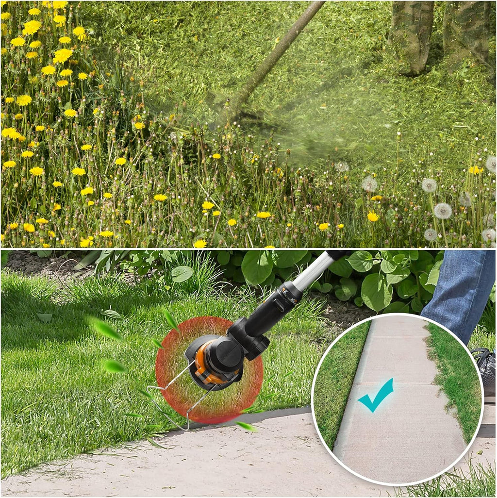 Worx 15-Pack Trimmer Spool Line - Replacement Weed Wacker String 0.065'' for Worx Trimmers
