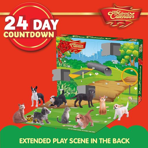 JOYIN Christmas Advent Calendar 2025 - 24-Day Countdown for Kids & Pets | Perfect Holiday Gift
