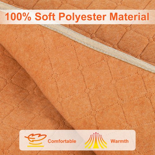 Heated Mattress Pad 51" x 74", Electric Bed Warmer with Digital Controller for Full Size Beds, 9 Heat Settings, 1-6 Hours Auto Shut Off, Fast Heating, Machine Washable, Brown