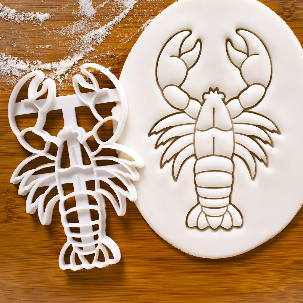 Set of 2 Crustacean cookie cutters (Designs: Crab and Lobster), 2 pieces - Bakerlogy