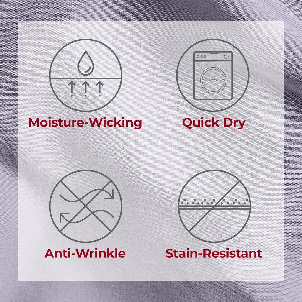 Mellanni Extra Deep Twin Sheets - Hotel Luxury Ultra Soft Cooling Bedding - Wrinkle & Stain Resistant (Twin, Lavender)