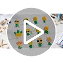 12-Pcs Pineapple Magnets for Cruise Doors & Home Decor
