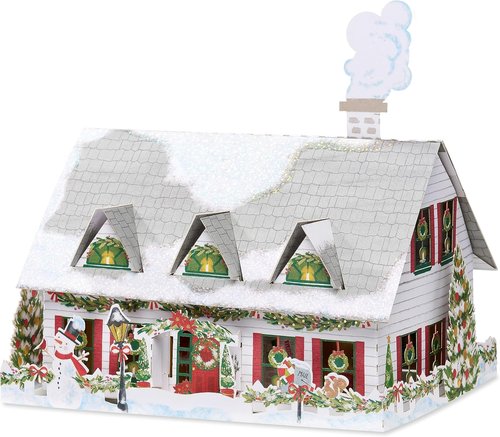American Greetings Magic Moments Christmas Decoration - Charming Winter House Design