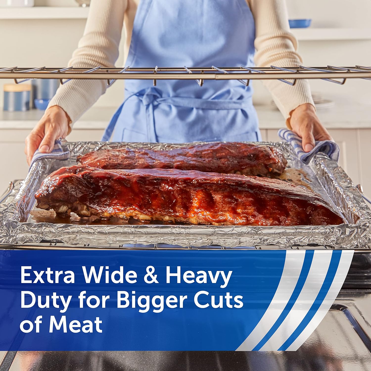 Reynolds Wrap Heavy Duty Aluminum Foil - 18 Inch Width | 75 Square Feet for Ultimate Durability