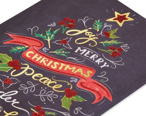 Papyrus Boxed Christmas Cards with Envelopes, To You and Yours, Holiday Tree (14-Count)