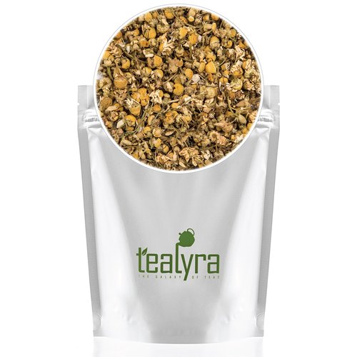 Tealyra - Egyptian Chamomile Tea - Pure Herbal Tea - Natural Bedtime Tea - Caffeine-Free - Relaxing Herbal Remedy - 225g (8-ounce)