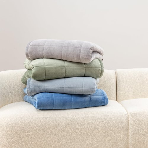 Berkshire Blanket Suedemink & Loftmink Quilted Throw Blanket, Ultra-Soft Reversible Fleece Throw, Lightweight & Warm, Ideal for Couch, Sofa & Bed, All-Season Comfort, Dark Sage, 50 in × 60 in