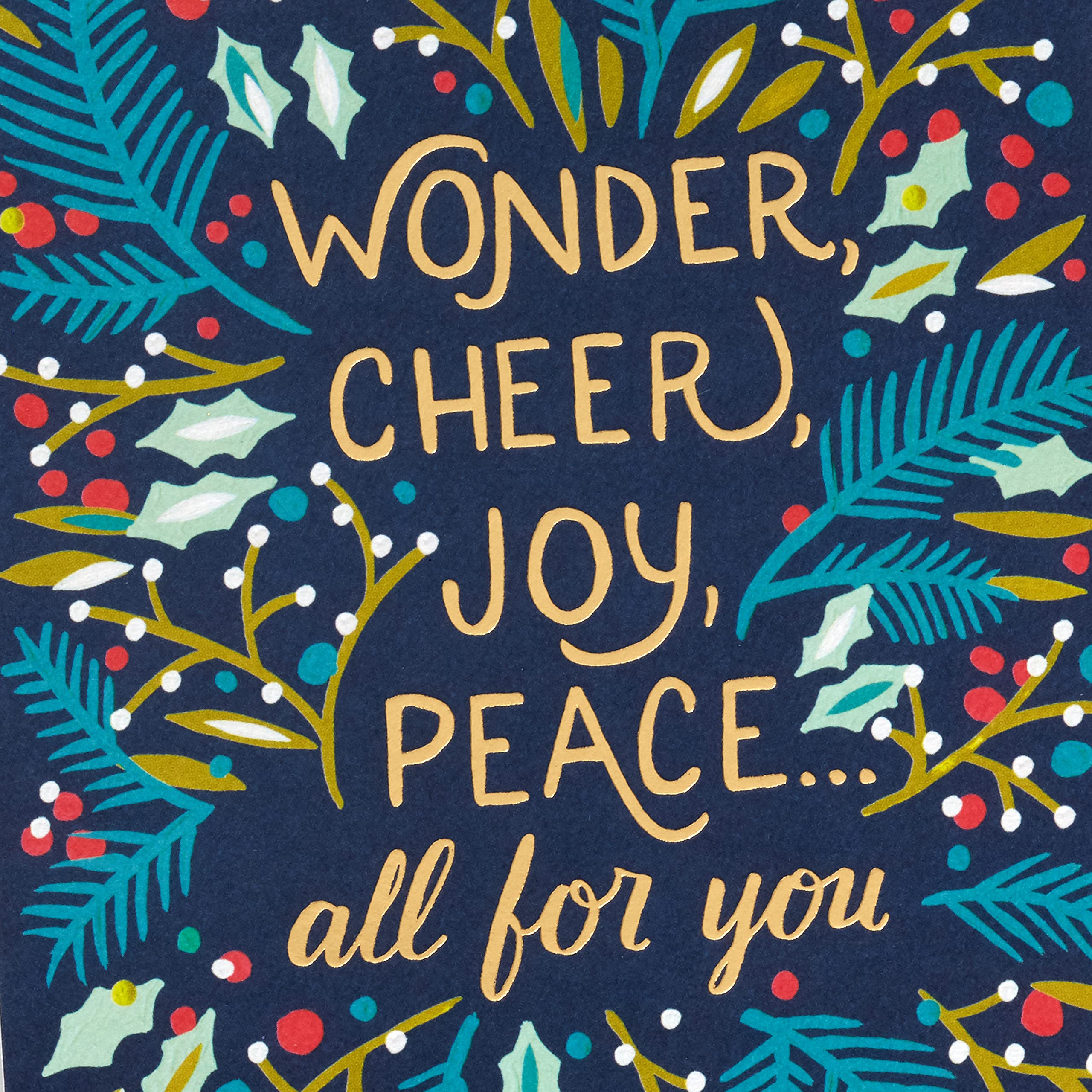 Hallmark UNICEF Boxed Christmas Cards Assortment, Wonder and Peace (12 Cards and 13 Envelopes)