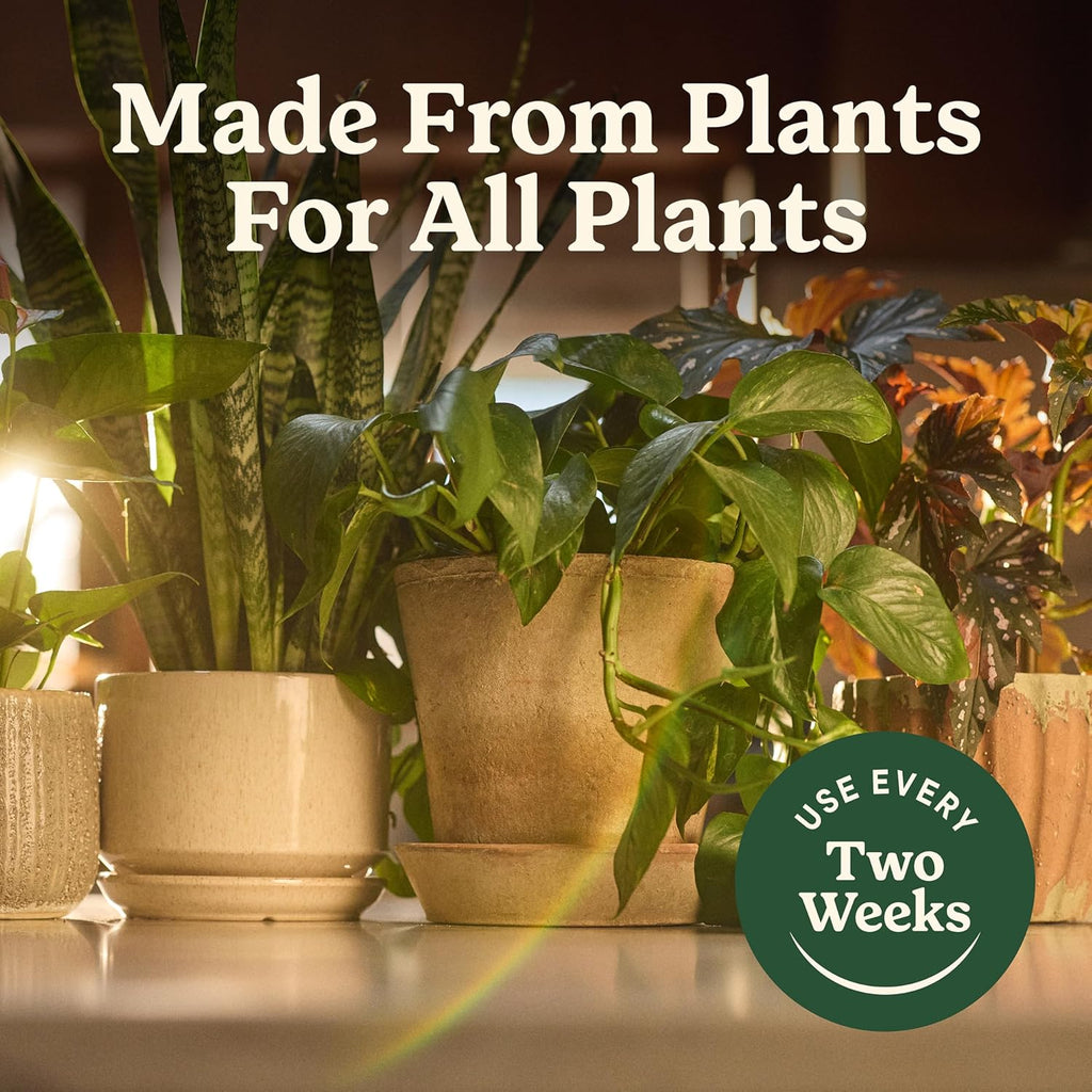 Miracle-Gro Organic Indoor Plant Food - Liquid Fertilizer for Houseplants & Flowers | 8 fl. oz. (2-Pack)