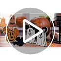 Cute Halloween Mouse Table Decorations - 4pcs Wooden Set
