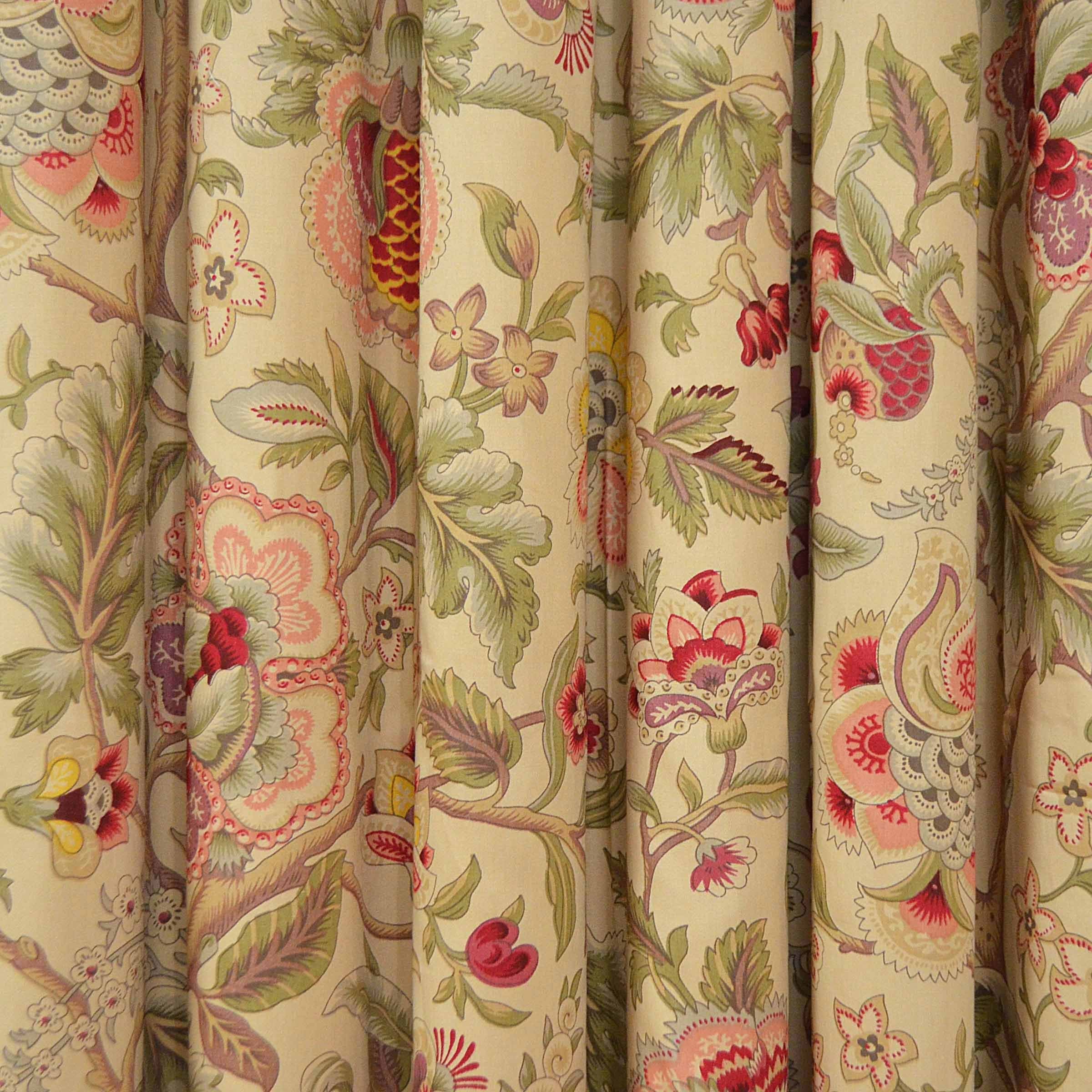 Waverly Imperial Dress Window Panel with Tie Back - Antique Design - 52" X 84"