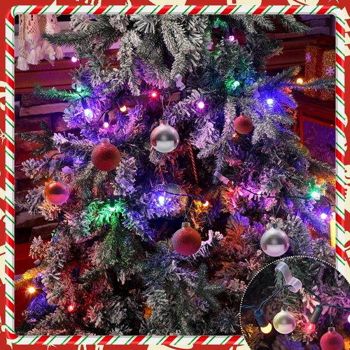 Namalu 100 Pcs Christmas Light Clips Gutter Clips for Hanging Outdoor Lights Plastic Weatherproof Gutter Hooks Hanging String Lamp Holder Mount to Shingles for Halloween Xmas Tree Decor (White)