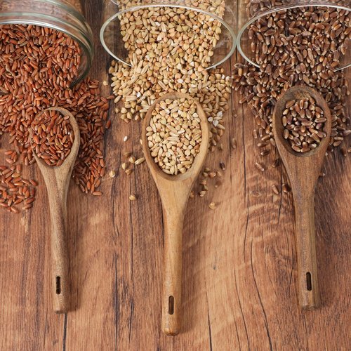 6Pcs Measuring Spoons and Scoops Set, Retro Measuring Scoops Includes 1/8 tsp, 1/4 tsp, 1/2 tsp, 1 tsp, 1/2 tbsp & 1 tbsp, Wooden Measuring Spoons for Dry Ingredients Coffee Powder