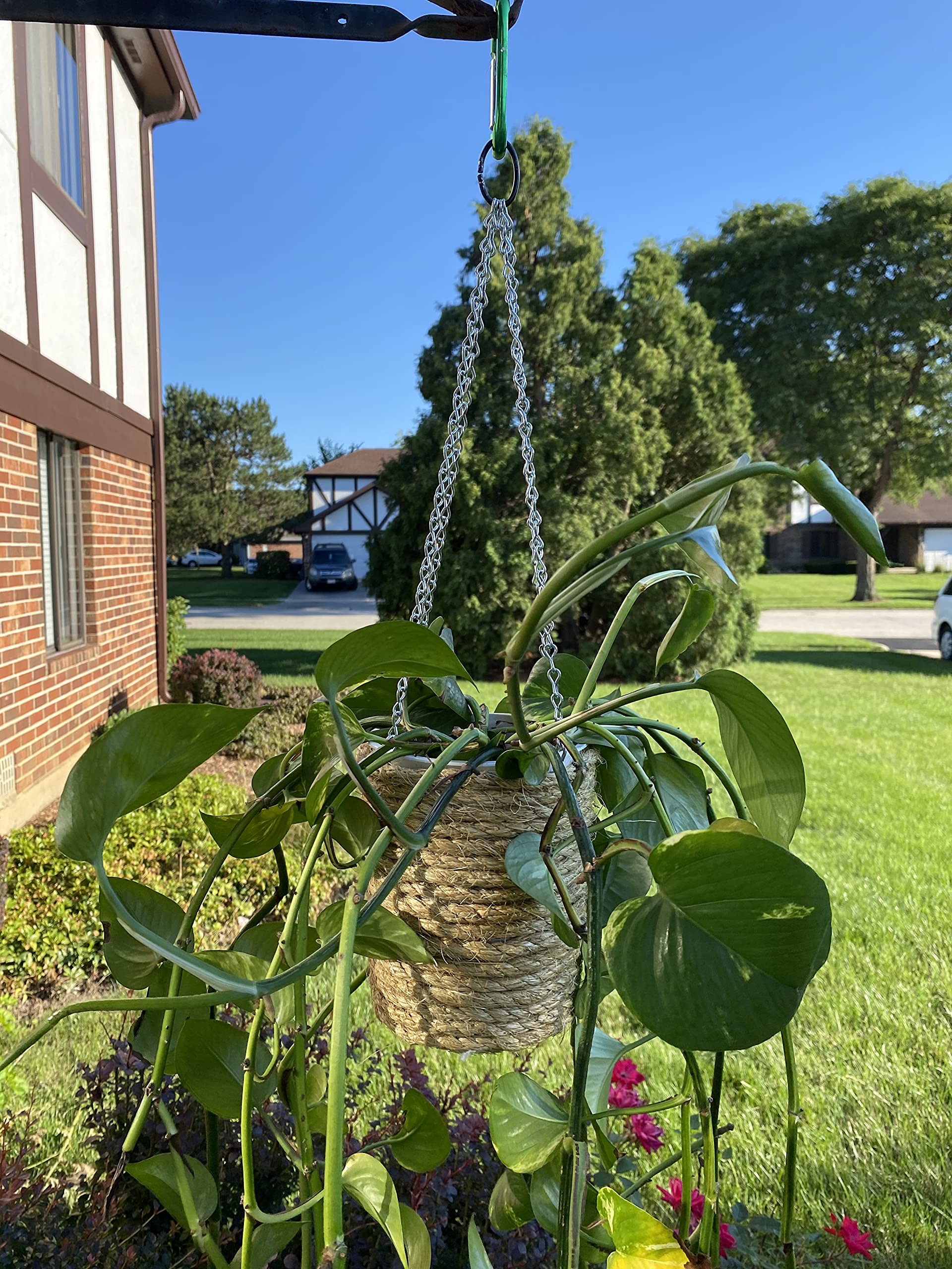 #16 x 15-ft Zinc-Plated Single Jack Chain for Hanging Signs, Stained Glass, and General Utility Use