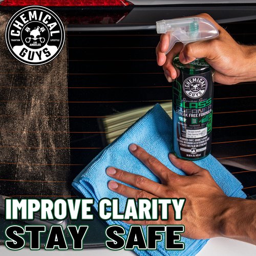 Chemical Guys Glass Cleaner Signature Series 2 Pack (2 x 16 Fl Oz) - Streak-Free Shine for Crystal Clear Windows and Glass, Safe for Cars, Trucks, SUVs, & More - CLD_202_1602