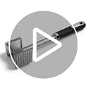 NimbusRise Dual-Sided Aluminum Meat Tenderizer Hammer with Grip